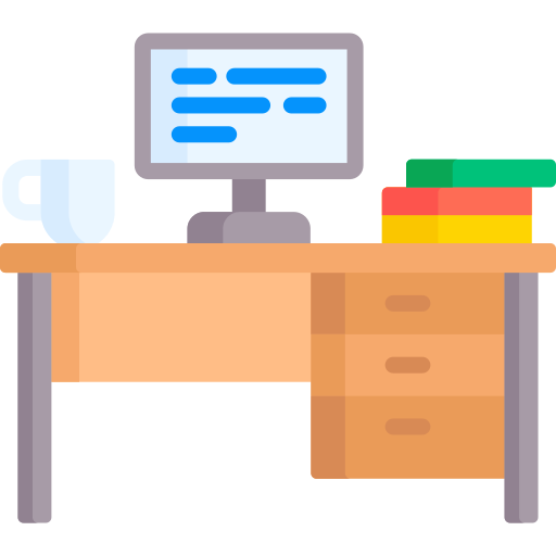 Dedicated office desk for 6 months post-training